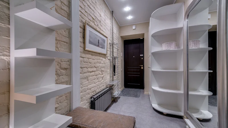 Decorative open shelving unit for interior
