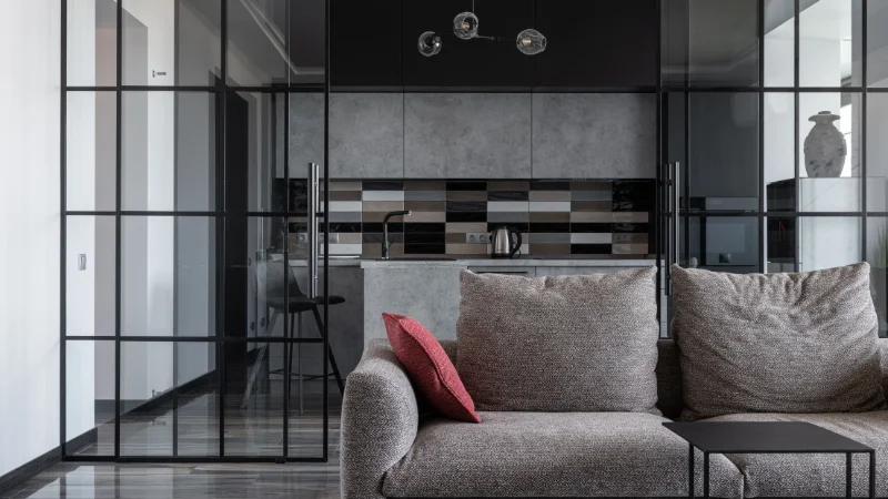 Decorative interior room divider