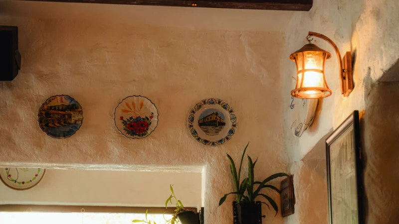 Contemporary wall sconce light for interior