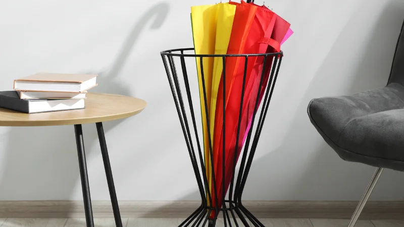 Decorative umbrella stand for home