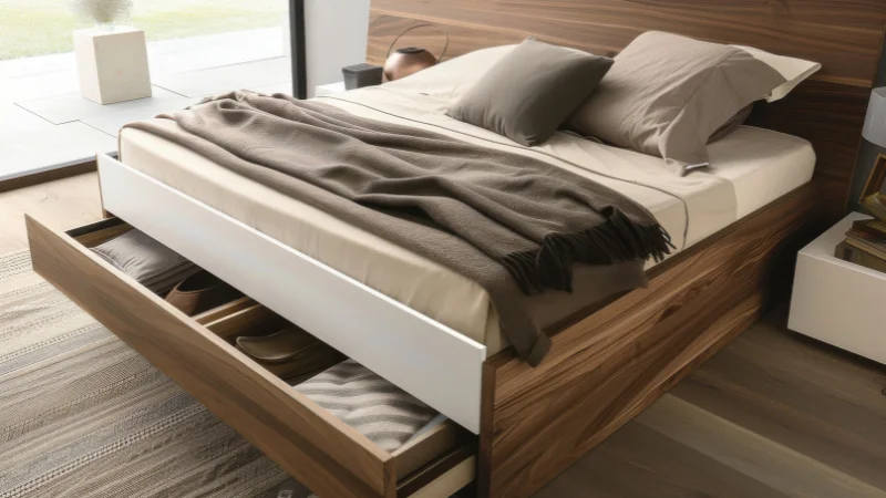 Under-Bed Storage solution for bedroom