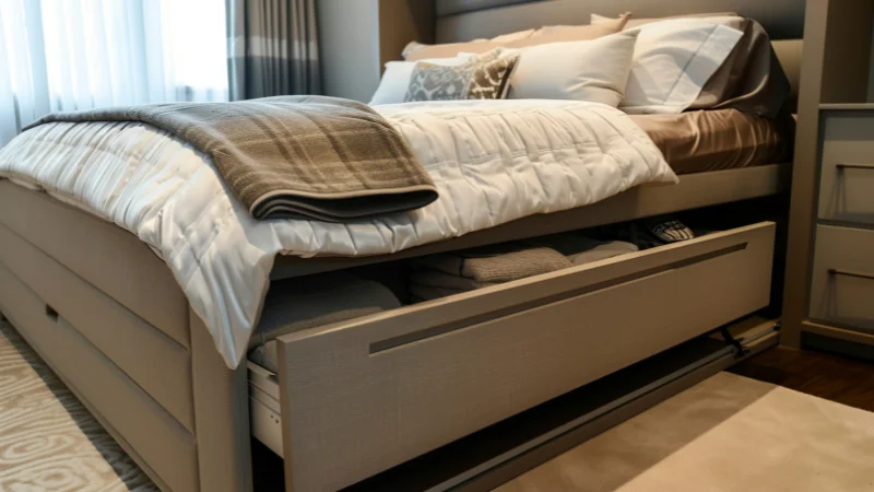 Bedroom Bed Storage for everyday items