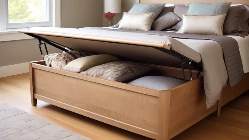 Bedroom Under-Bed Storage for organized space