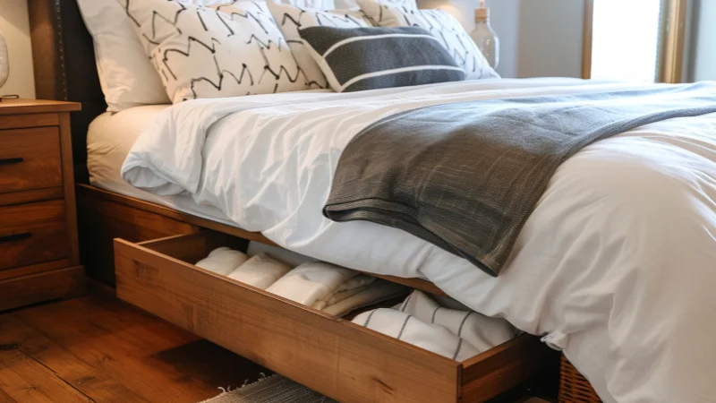 Space-Saving Under-Bed Storage furniture