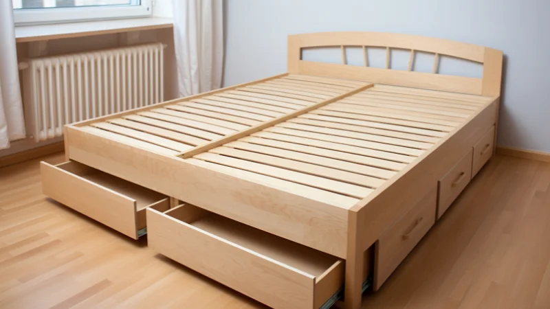 Under-Bed Storage boxes for bedroom organization