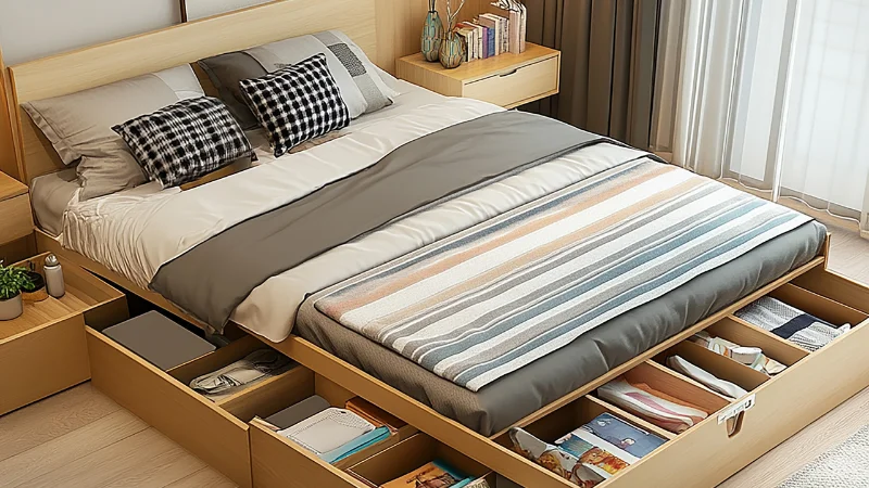 Under-Bed Organizer for bedroom items