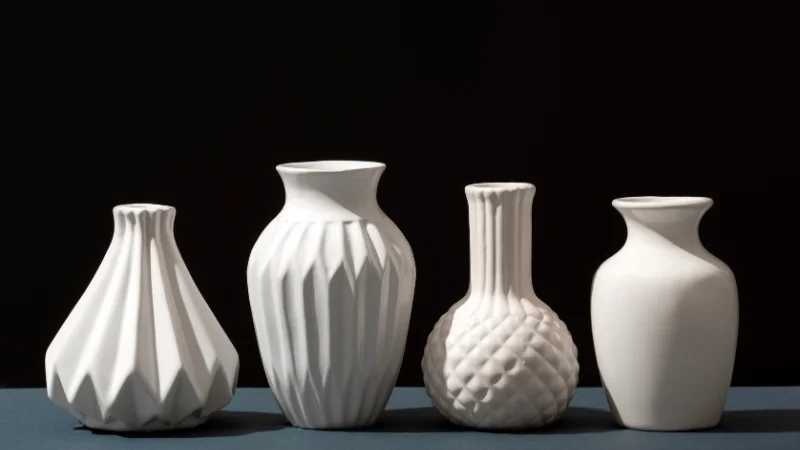 Small Vase Set for shelf decoration