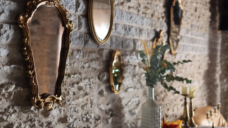 Stylish mirror wall decor for home