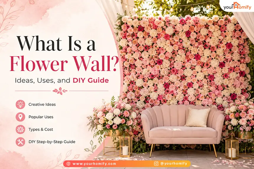 what is a flower wall