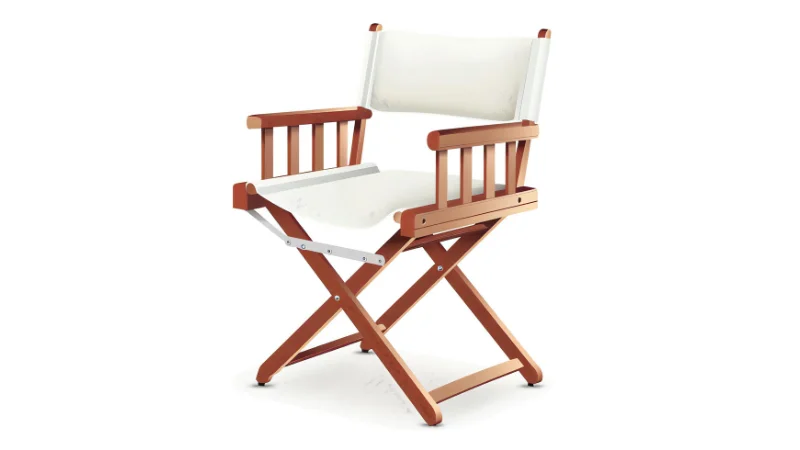 Elegant X-back chair for home decor