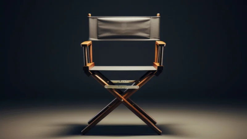 Decorative X-back chair for interior
