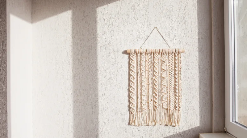 Stylish yarn wall art for home decor