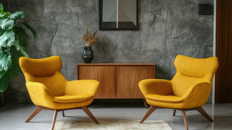 Yellow Statement Chair for home styling