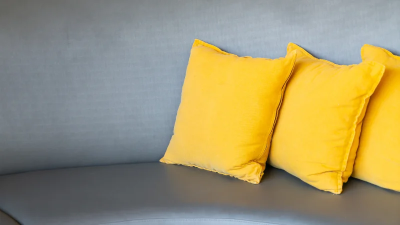 Modern Yellow Cushions for sofa styling