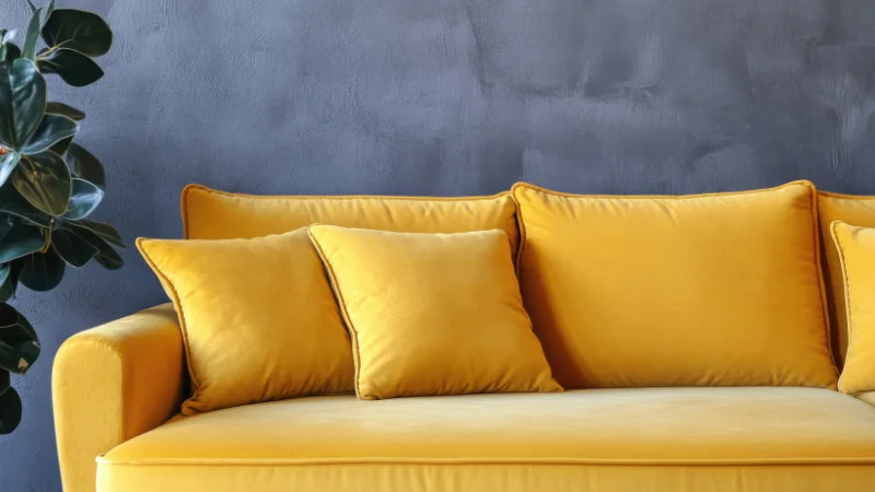 Yellow Throw Cushions for living room