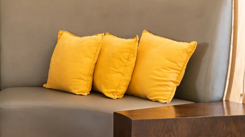 Patterned Yellow Cushions for home decor