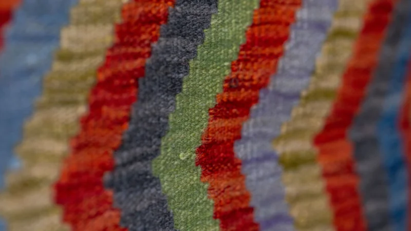 Textured Zigzag Rug for cozy interior