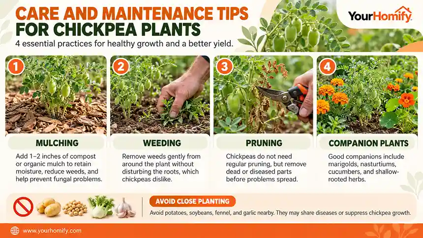 Care and Maintenance Tips for Chickpea Plants