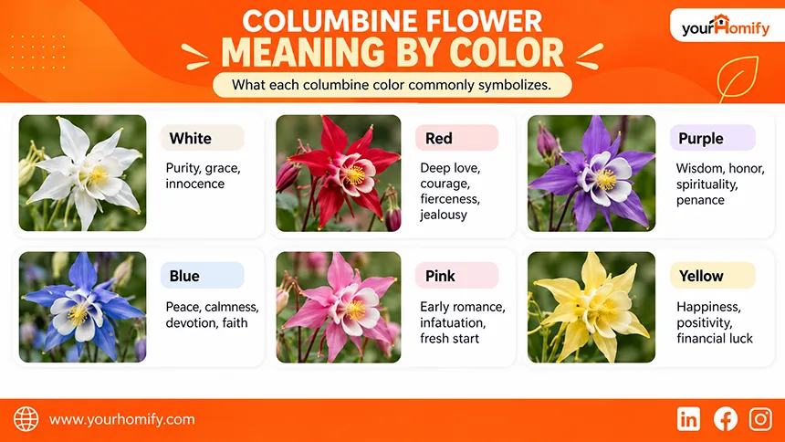 Columbine Flower Meaning By Color