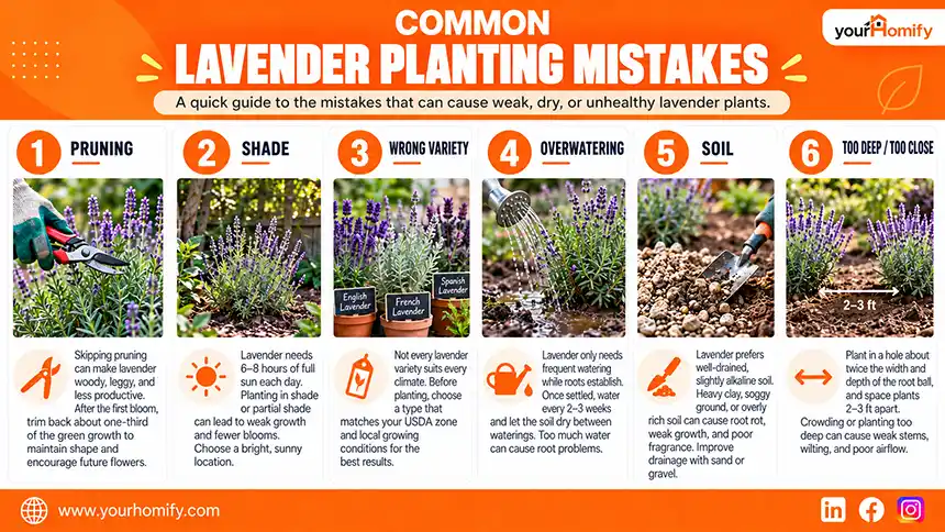 Common Lavender Planting Mistakes
