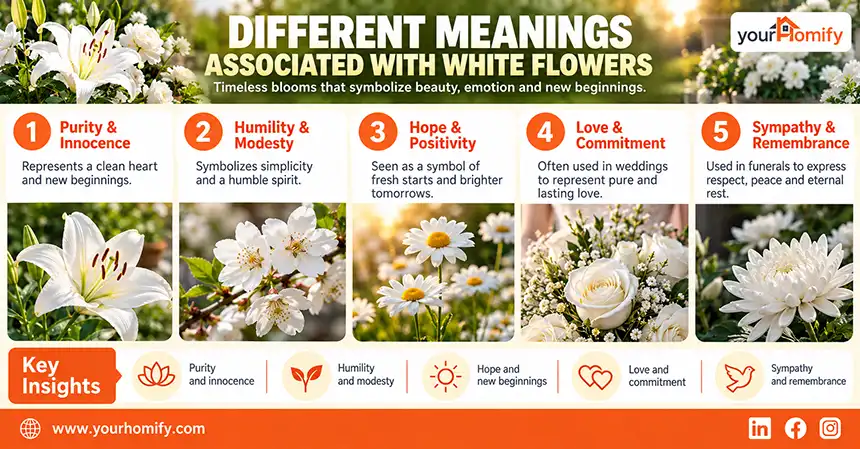 Different Meanings Associated With White Flowers