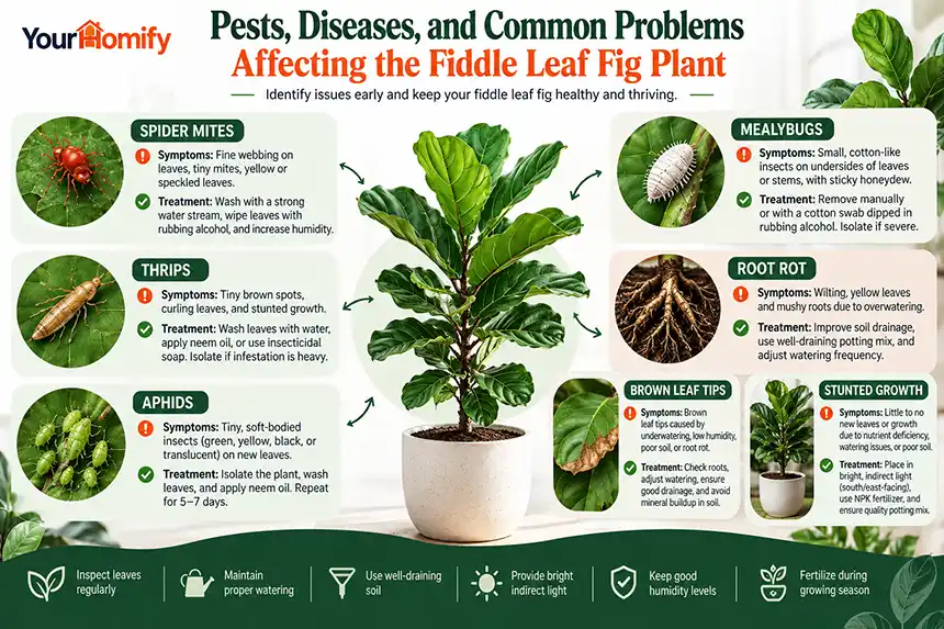 Pests Diseases and Common Problems Affecting The Plant