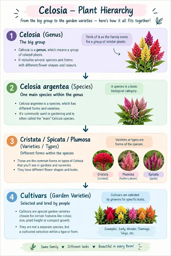 Plant Hierarchy of Celosia