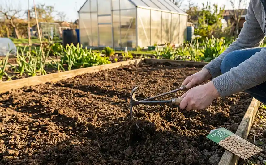 Preparing the soil for planting