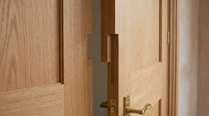 Rebated door