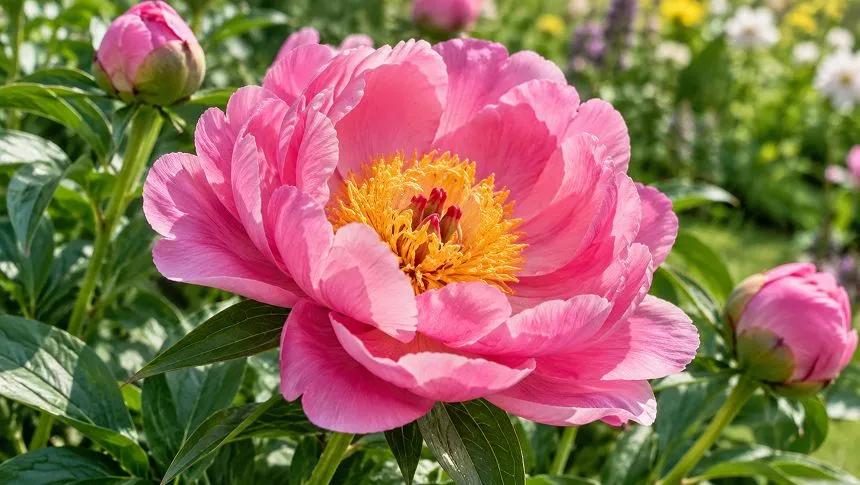 Semi-Double Peonies