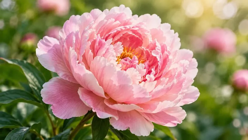 Single peony 