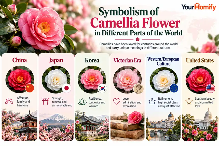 Symbolism of Camellia Flower in Different Parts of the World
