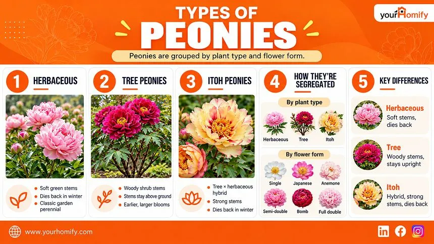 Types of Peonies
