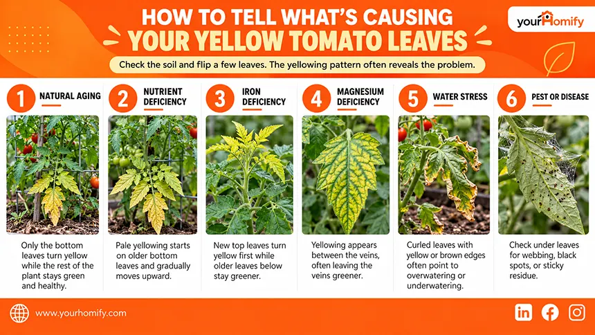 Whats Causing Your Yellow Tomato Leaves