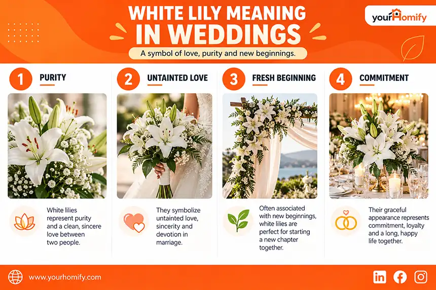 White Lily Meaning in Weddings