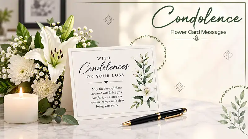 What to Write on a Condolence Flower Card: 50+ Messages