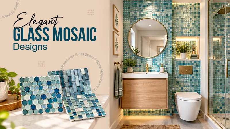 Unique Glass Mosaic Designs That Maximize Small Spaces