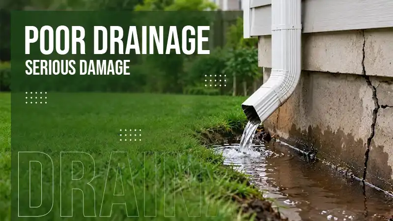 How Poor Drainage Can Slowly Damage Your Home’s Foundation
