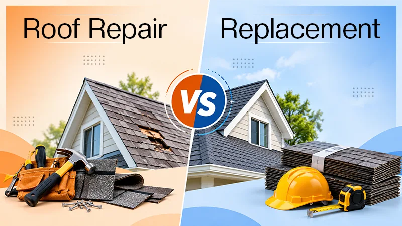 Roof Repair vs. Replacement: A Homeowner’s Guide