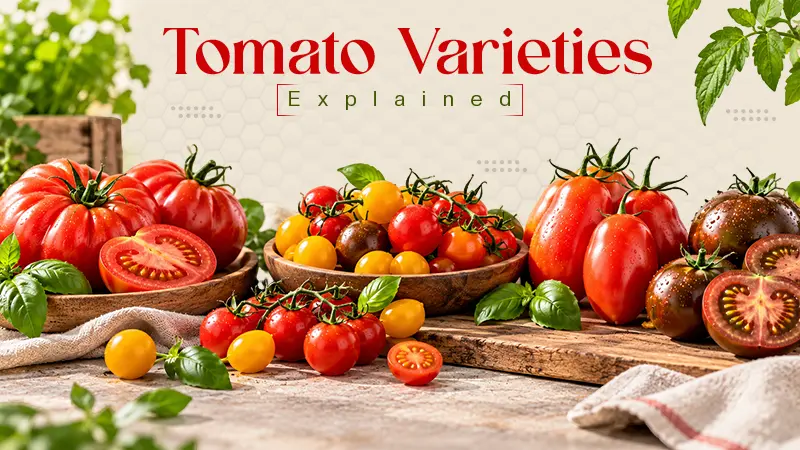 Tomato Varieties Explained: Types, Growing Zones, Uses and Problems
